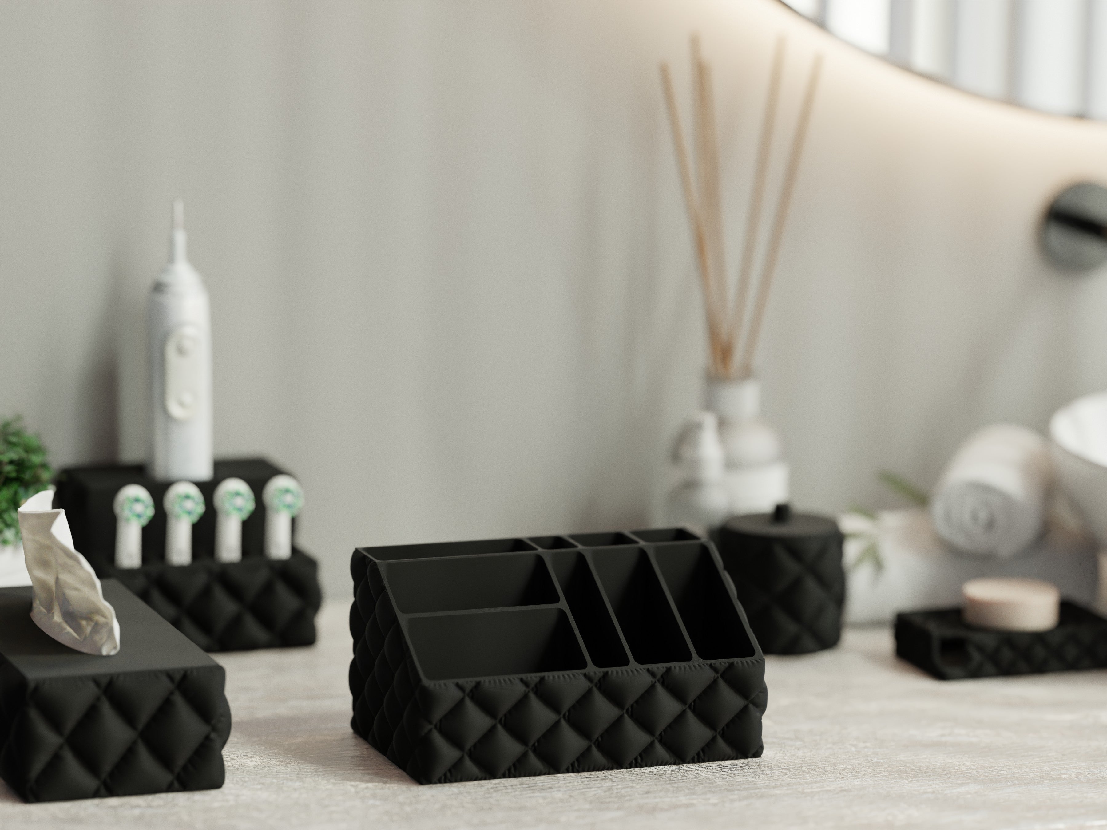 Inflated Bathroom Makeup Organizer