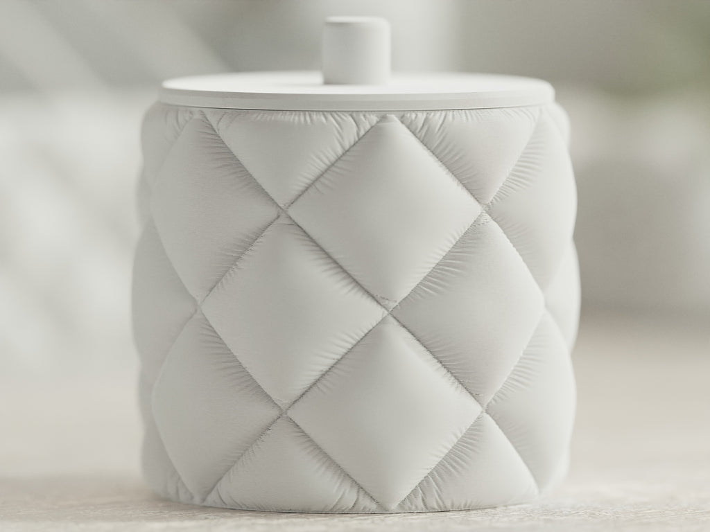 Inflated Bathroom Wattepad Spender