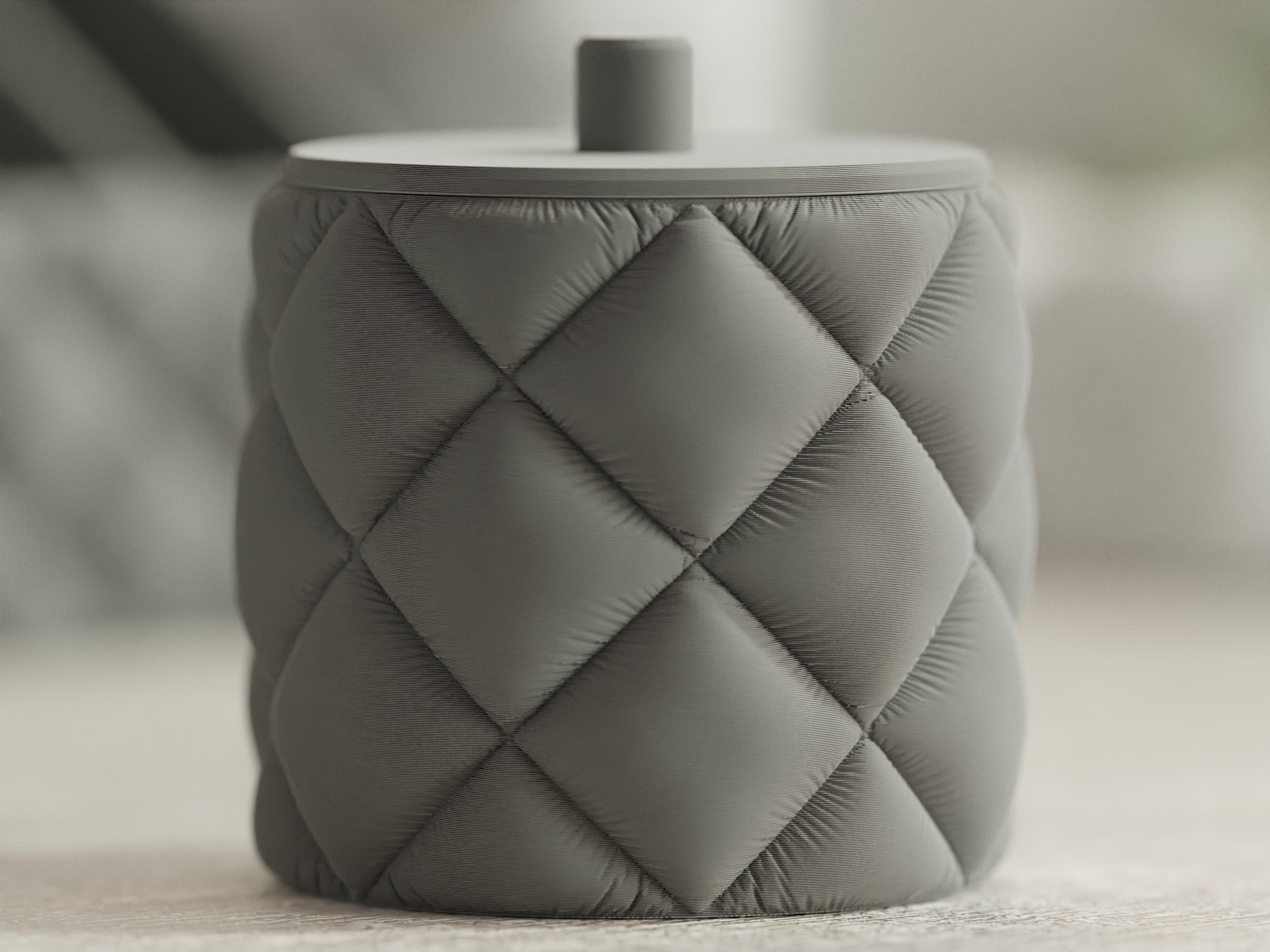 Inflated Bathroom Wattepad Spender