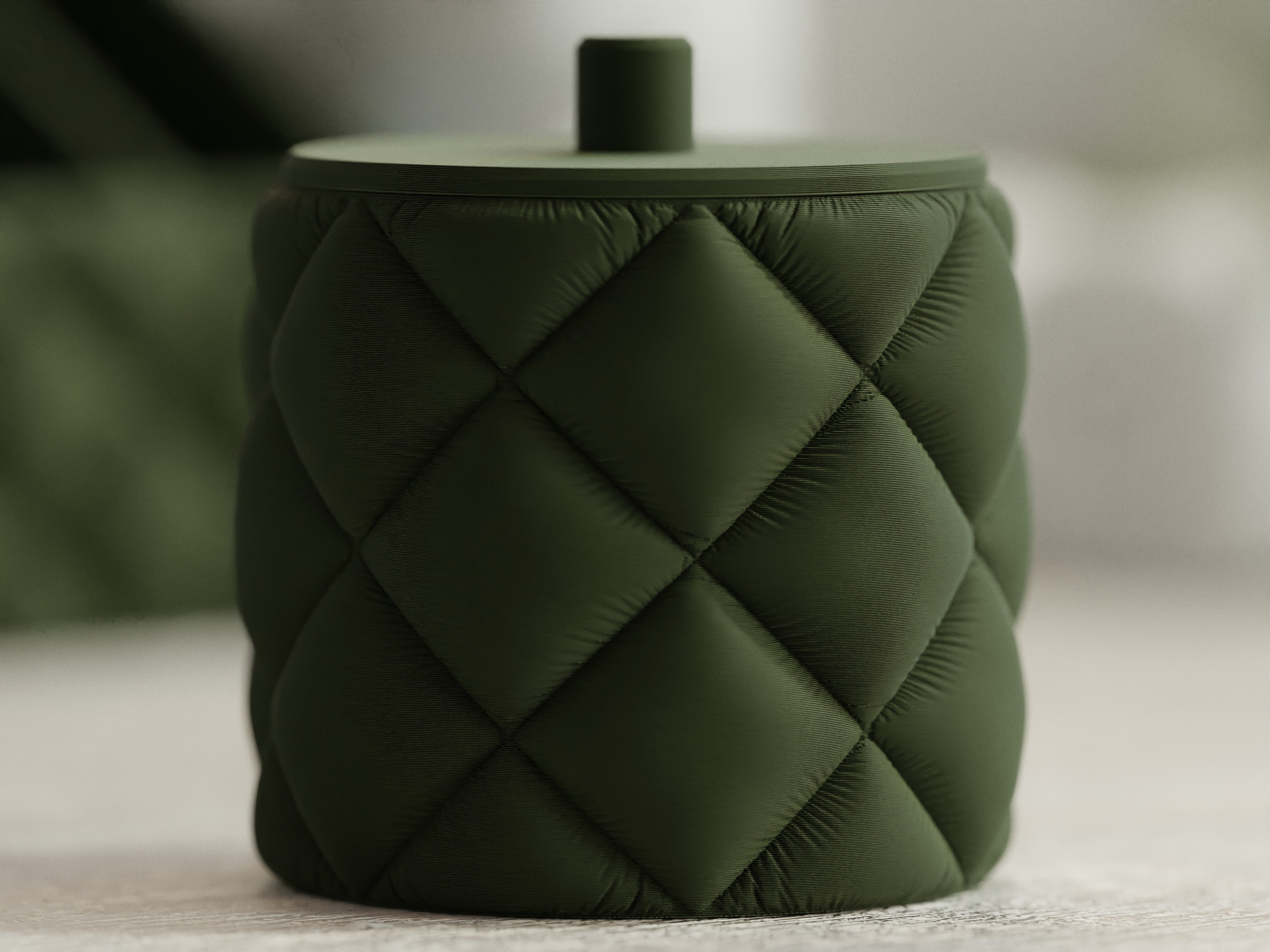 Inflated Bathroom Wattepad Spender