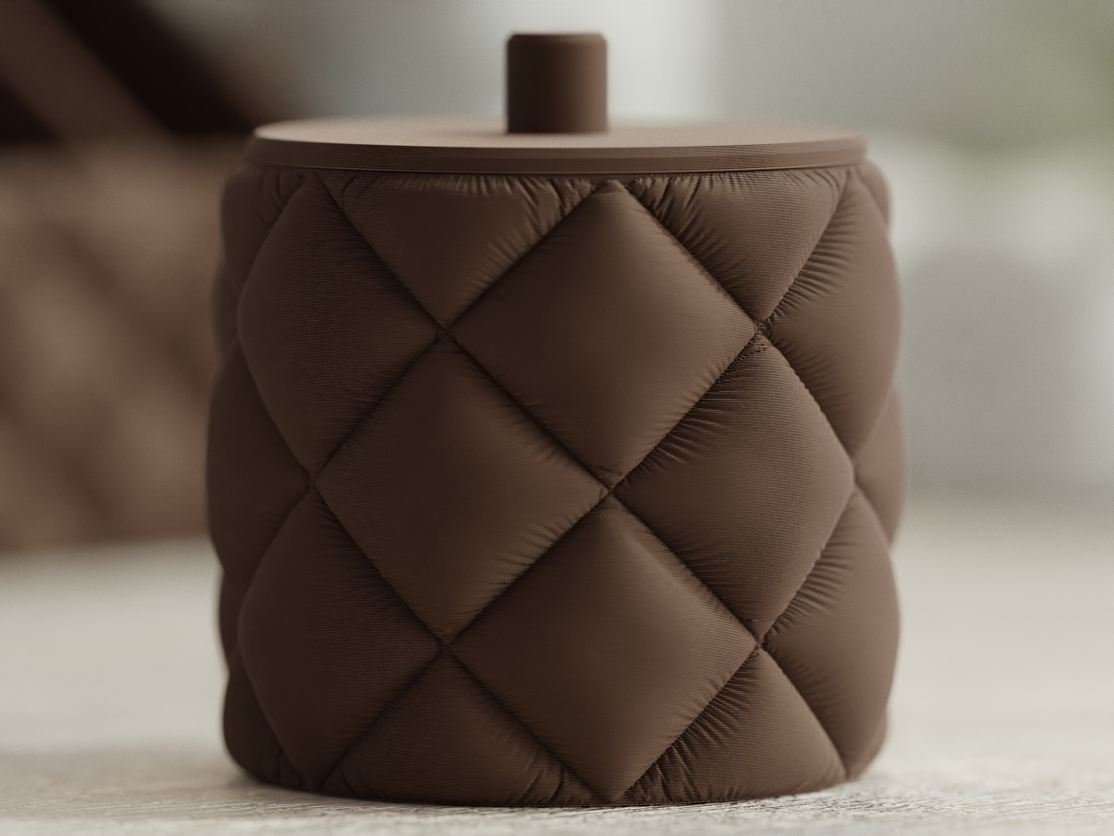 Inflated Bathroom Wattepad Spender